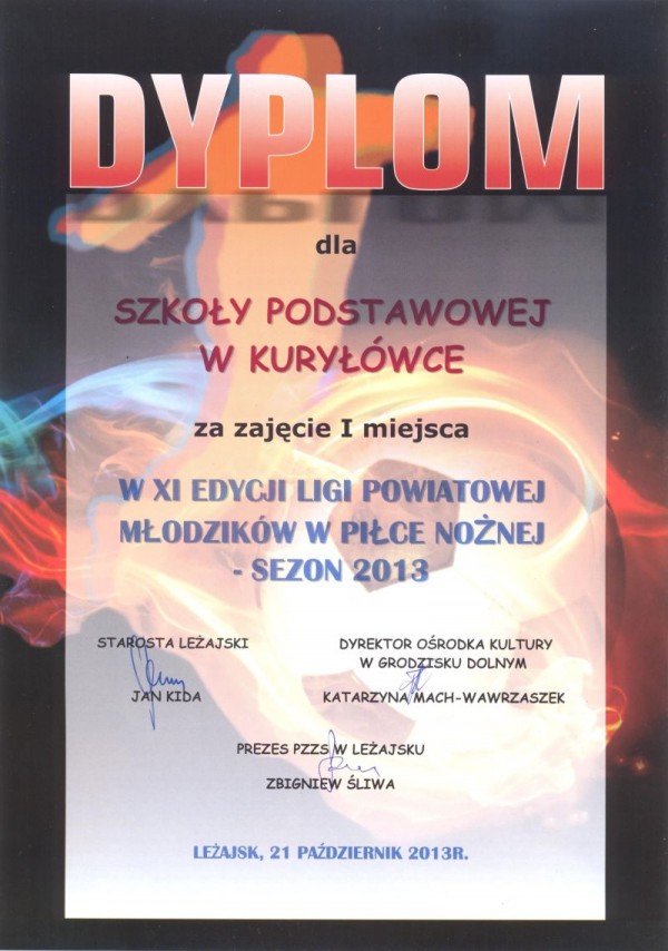 liga powiatowa mlodzikow