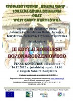 Plakat Konkurs Bożonarodzeniowy